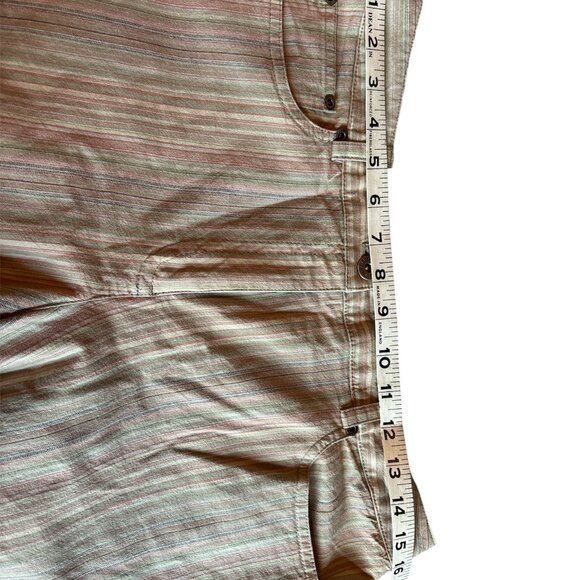 Women's Rafaella Ankle Length Multicolored Striped Pants Size 8 - Picture 6 of 7